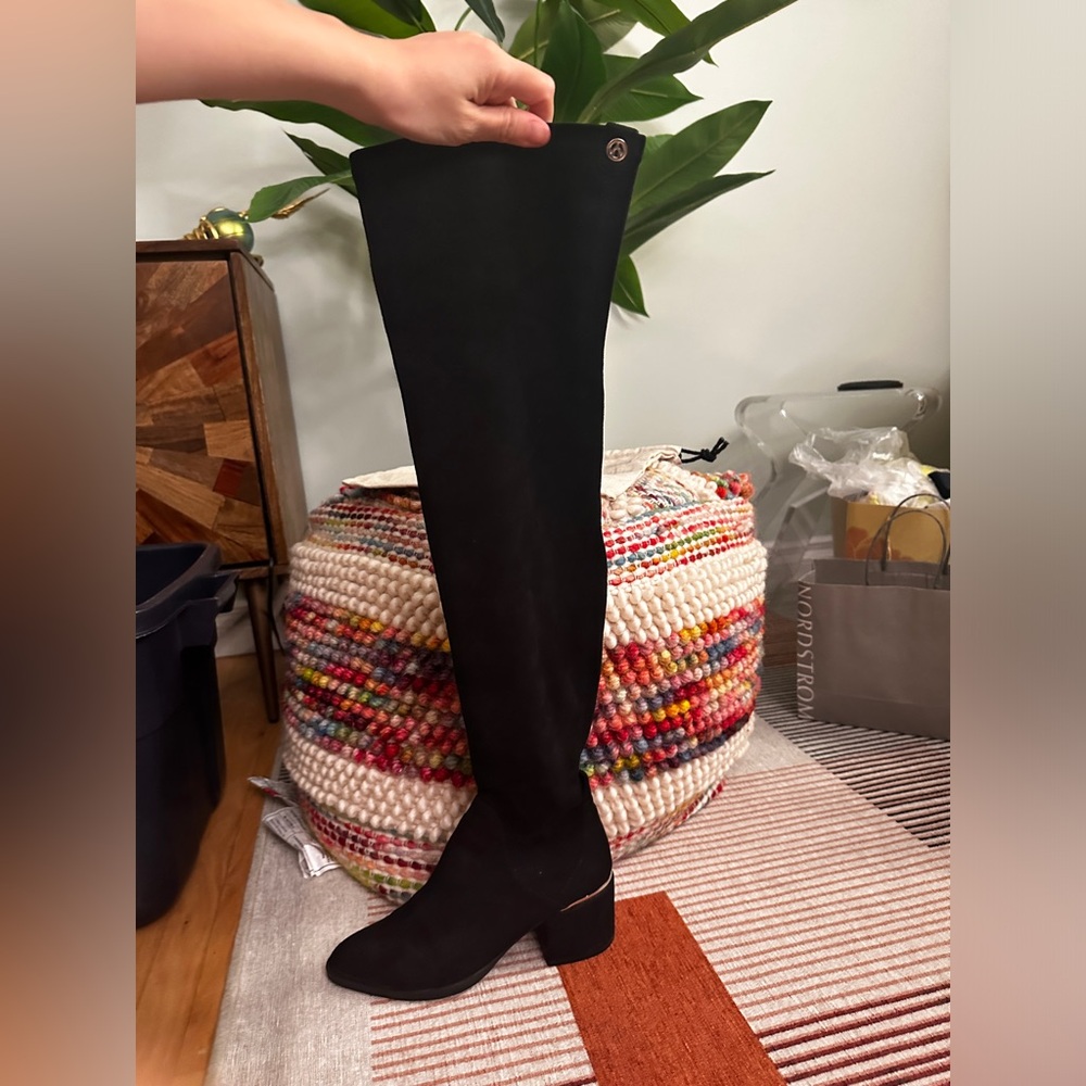 Elegant Black Over-the-Knee Women's Boots